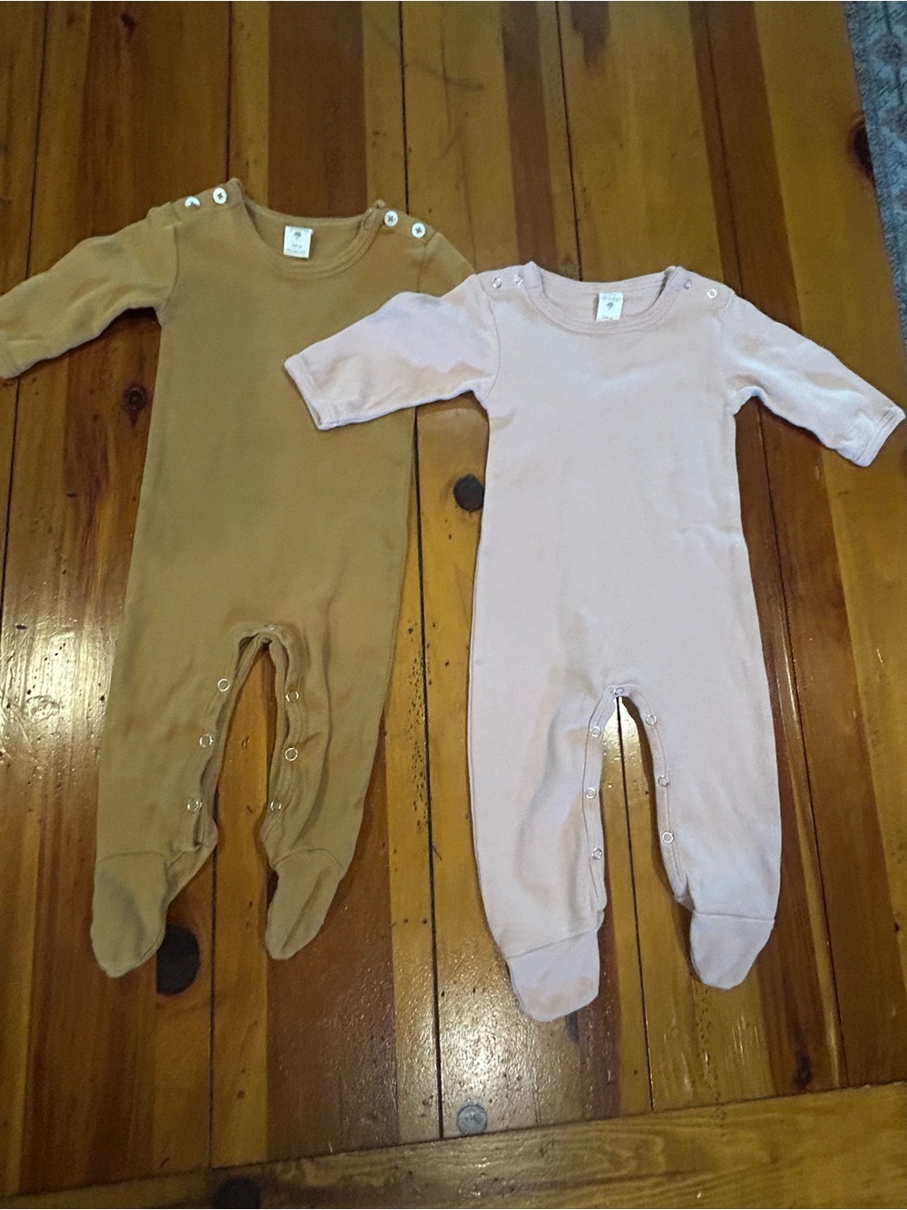 2 3-6M Kate Quinn Long Sleeve Rompers